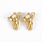 Rack Plating Alloy Charms, Cadmium Free & Lead Free, Bear, Light Gold, 14.5x11.5x4mm, Hole: 1.4mm