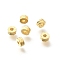 Brass Beads, Cadmium Free & Nickel Free & Lead Free, Column, Real 18K Gold Plated, 4x2mm, Hole: 1.4mm