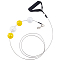 Baseball Batting Training Set, 2Pcs Polyester Pull Rope Grip Fitness Accessories, with 4Pcs Plastic Training Balls, 4M 304 Stainless Steel Wire and Alloy Swivel Clasps, Mixed Color, 41.5~145mm
