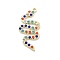 Snake Shape Alloy Rhinestone Pendants, Snake, 40x18x3mm, Hole: 2mm