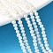 Natural Cultured Freshwater Pearl Beads Strands, Grade 4A++, Potato, Floral White, 2.8~3.2mm, Hole: 0.5mm, about 140~142pcs/strand, 15.35~15.55''(39~39.5cm)