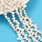 Natural Cultured Freshwater Pearl Beads Strands, Rice, Top Drilled, Grade B, Thistle, 5.5~7x4.5~5mm, Hole: 0.7mm, 14.25~14.45''(36.2~36.7cm)