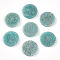 Natural Amazonite Cabochons, Flat Round, 15x3mm