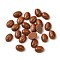 Synthetic Goldstone Cabochons, Oval, 8~8.5x6~6.5x2.5~3.5mm