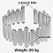 304 Stainless Steel Cuff Bangles for Women, Stainless Steel Color, Inner Diameter: 2-1/8 inch(5.5cm)