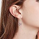 6шт 3 стильные латунные подвески с кубическим цирконием ZIRC-SZ0001-80P-6
