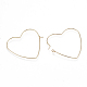 Латунные крючки для сережек KK-T038-429G-2