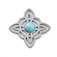 Синтетические бирюзовые подвески STAS-I327-14P-02-1