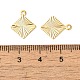 Латунные подвески KK-F087-02G-01-3