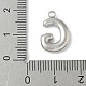 Подвески с инициалами из нержавеющей стали 304 STAS-S186-12G-P-3