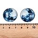 Кабошоны из флуоресцентного стекла GGLA-T004-12B-3