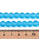 Прозрачные стеклянные бусины GLAA-S031-8mm-37-4