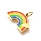 Эмалевые подвески из нержавеющей стали Pride 304 STAS-B079-01G-12-2