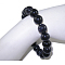 Gemstone Bracelet, Synthetic Blue Goldstone, about 5.2cm inner diameter, Bead: 10mm in diameter, 19pcs/Strand