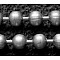 Iron Ball Chains, with Spool, Silver, Bead: about 3.2mm in diameter, about 328.08 Feet(100m)/roll