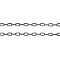 Brass Cable Chains, Unwelded, with Spool, Oval, Cadmium Free & Nickel Free & Lead Free, Platinum, 5x2x1mm, about 301.83 Feet(92m)/roll
