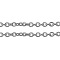 Iron Cable Chains, Unwelded, Oval, Platinum Color, with Spool, 2x2x0.5mm, about 328.08 Feet(100m)/roll