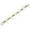 Brass Handmade Chains, Marquise Link Chains, Unwelded, Raw(Unplated), Horse Eye, 6x12x1mm, 1.2x7.5x3mm