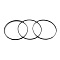 Brass Linking Rings, Gunmetal, 10x0.7~1mm