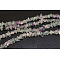 Natural Fluorite Chips Beads Strands, Colorful, 4~6mm, Hole: 0.3mm, 80~81cm