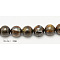 Natural Bronzite Beads Strands, Round, Coconut Brown, Size: about 10mm in diameter, hole: 1mm, about 39pcs/strand, 15 inch