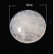 Natural Rose Quartz Cabochons, Half Round/Dome, Pink, 15x4mm