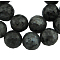 Natural Larvikite Beads Strands, Faceted(128 Facets) Round, about 12mm in diameter, hole: 1mm, 33 pcs/strand, 14.5~15 inch
