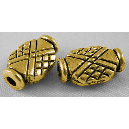 Сплавочные овальные бусины тибетского стиля  GLF0809Y-1