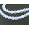 Opalite Beads Strands, Faceted Round, 4mm, Hole: 0.5mm, about 90pcs/strand, 15 inch