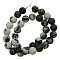 Round Gemstone Strands, Jasper Zebra, 12mm, Hole: 1.5mm, about 33pcs/strand, 15.5 inch