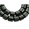 Non-Magnetic Synthetic Hematite Strands, Column, Dark Gray, about 7mm in diameter, 7mm thick, hole: 0.5mm, 56pcs/strand, 16 inch