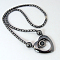 Magnetic Synthetic Hematite Necklaces, with Brass Screw Clasps, Black, 18.7 inch