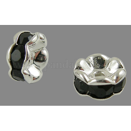 Латунные бусины разделители для поставки стразов RB-A014-L8mm-02S-1