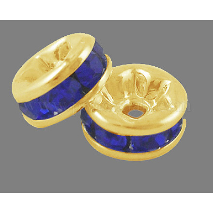 Латунь марки А горный хрусталь Spacer бисер RSB036NF-15G-1