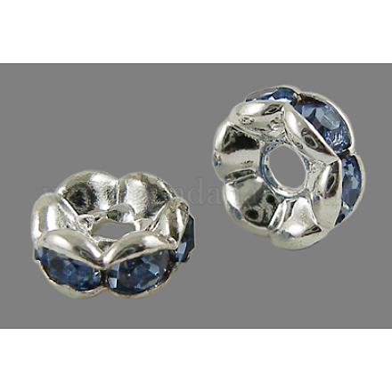 Латунь марки А горный хрусталь Spacer бисер RSB160NF-14-1