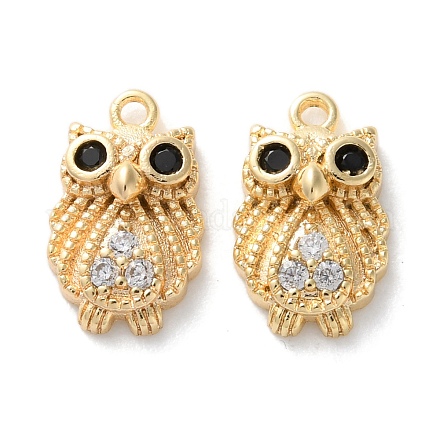 Латунные микро проложить кубического циркония подвески KK-C079-09G-1