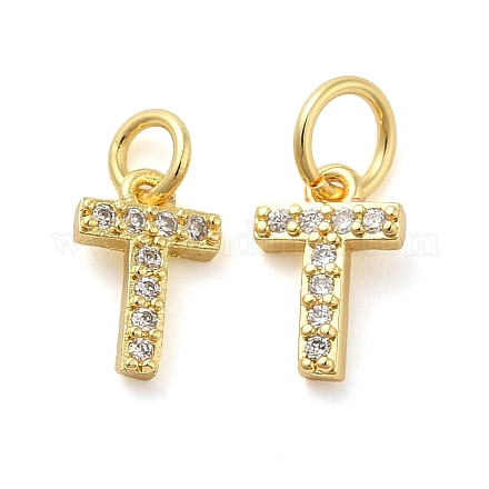 Латунные микро проложить кубического циркония подвески KK-M273-02G-T-1