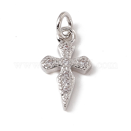 Латунные микро проложить кубического циркония подвески ZIRC-F132-83P-1