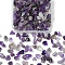 50G Natural Amethyst Chip Beads, No Hole/Undrilled, 3~9x1~4mm