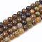 Natural Pietersite Beads Strands, Round, 10mm, Hole: 1mm, about 37~38pcs/strand, 14.96~15.35 inch(38~39cm)