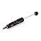 Iron Beadable Pen, Ball-Point Pen, with Polymer Clay Rhinestone, for DIY Personalized Pen with Jewelry Beads, Random Underlay, Jet, 149x16mm