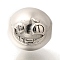 304 Stainless Steel Beads, Round, Stainless Steel Color, 11x11x12mm, Hole: 2mm