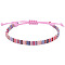 Adjustable Bohemian Style Cotton & Linen Cord Braided Bracelets for Friendship, Colorful