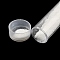 Plastic Glitter Powder Fillers, UV Resin Filler, Epoxy Resin Mold Filling Material, for DIY Resin Craft Making, White, 75.5x12mm