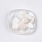 Resin Cabochons, Square, Pearl Pink, 16x16x4.5mm