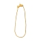 Rack Plating Brass Box Chain Bracelet Making, with Lobster Claw Clasps, Long-Lasting Plated, Cadmium Free & Lead Free, Golden, 8-1/2 inch(21.7cm)