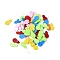 201 Stainless Steel Threader, Gourd, with Plastic Head, Mixed Color, 48x15x2.5mm, Hole: 1.2mm