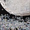 8/0 Grade A Round Glass Seed Beads, Transparent Colours Rainbow, WhiteSmoke, 8/0, 3x2mm, Hole: 1mm, about 10000pcs/bag