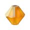 Preciosa® Crystal Beads, Czech Crystal, Bicone(451 69 302 Rondelle), 10070 20019 Topaz AB Matt, 6mm, Hole: 1mm
