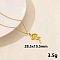Stylish Ocean Stainless Steel Octopus Pendant Necklace for Women